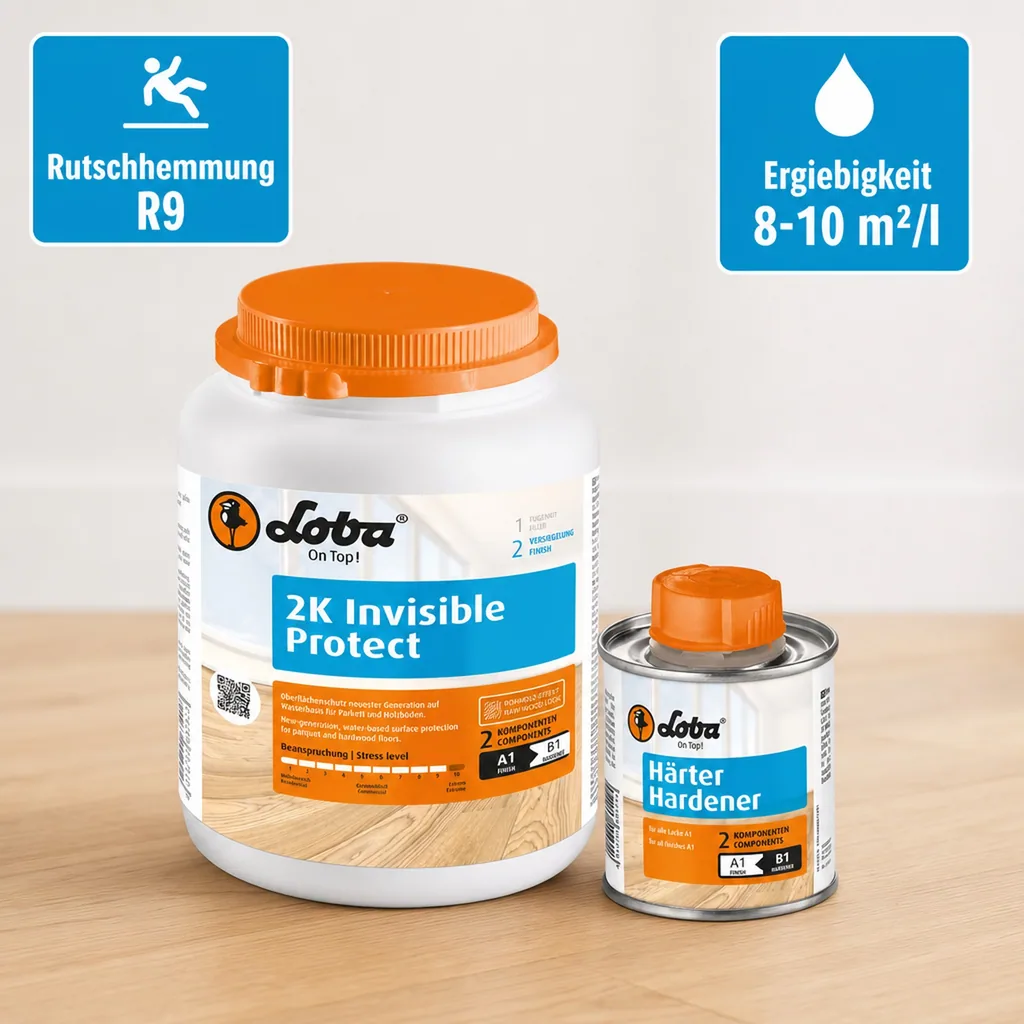 LOBA 2K InvisibleProtect A.T. Parkettlack 1 kg