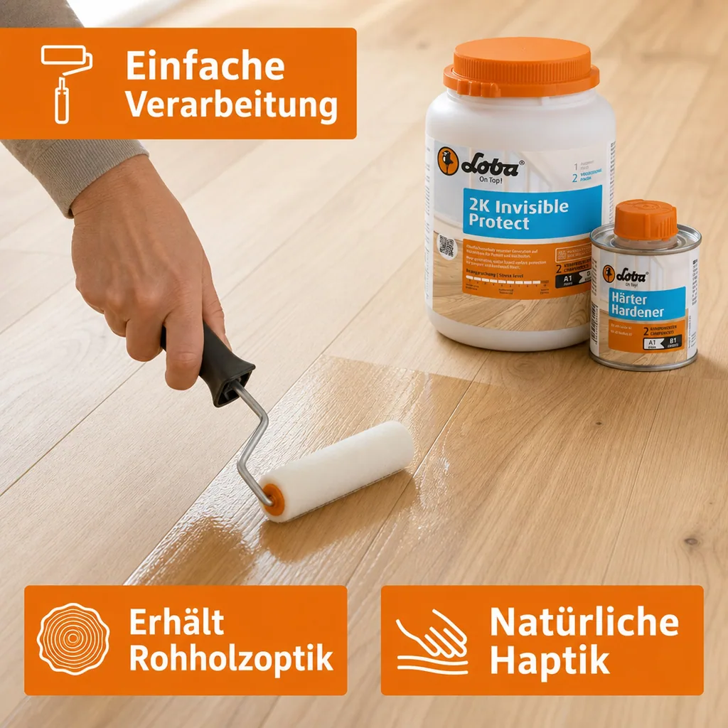 LOBA 2K InvisibleProtect A.T. Parkettlack 1 kg