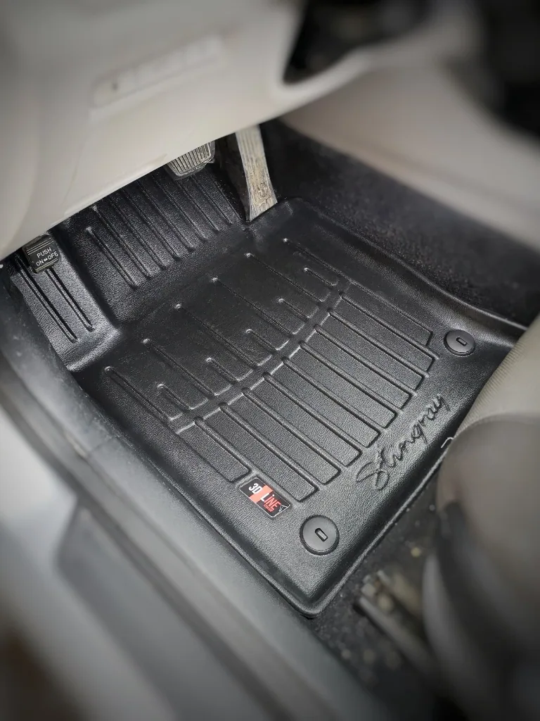 Fußmatten Auto für HYUNDAI Sonata (LF) (2014-2019), Gummimatten 3D, passgenau, rutschfest