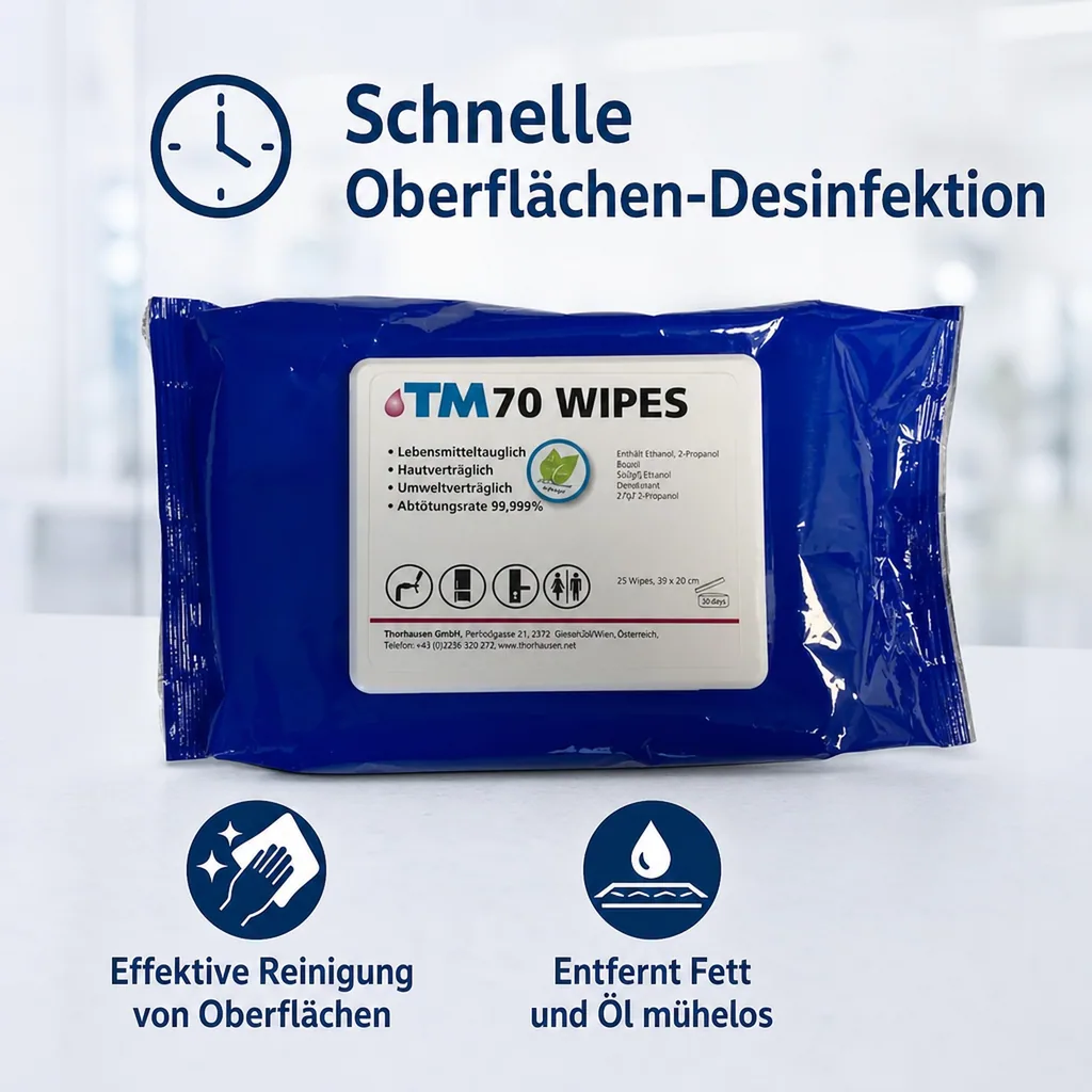 Desinfektionstücher TM 70 Wipes Maxi (je 40 Tücher)