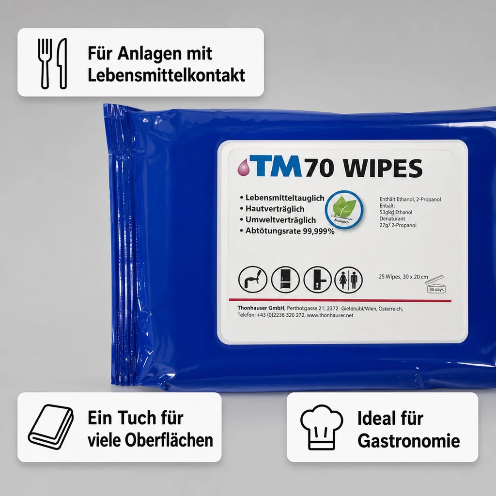 Desinfektionstücher TM 70 Wipes Maxi (je 40 Tücher)