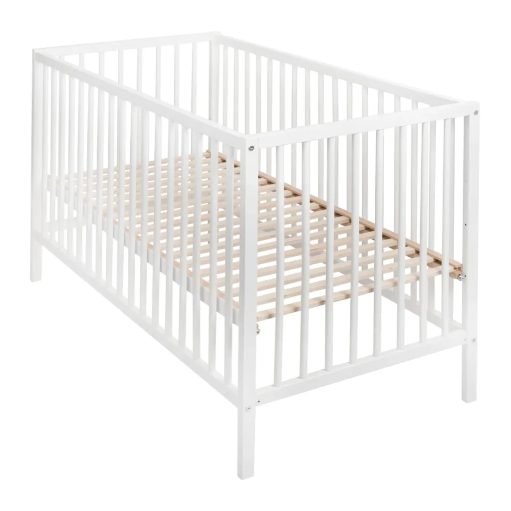 Quax Babybett - Lina 120 x 60 cm, Farbe: Weiß Buche