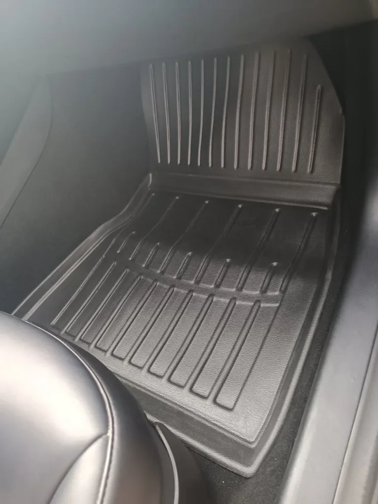 Fußmatten Auto, Gummimatten 3D für TESLA Model 3 (2017-...), passgenau, Polyurethan