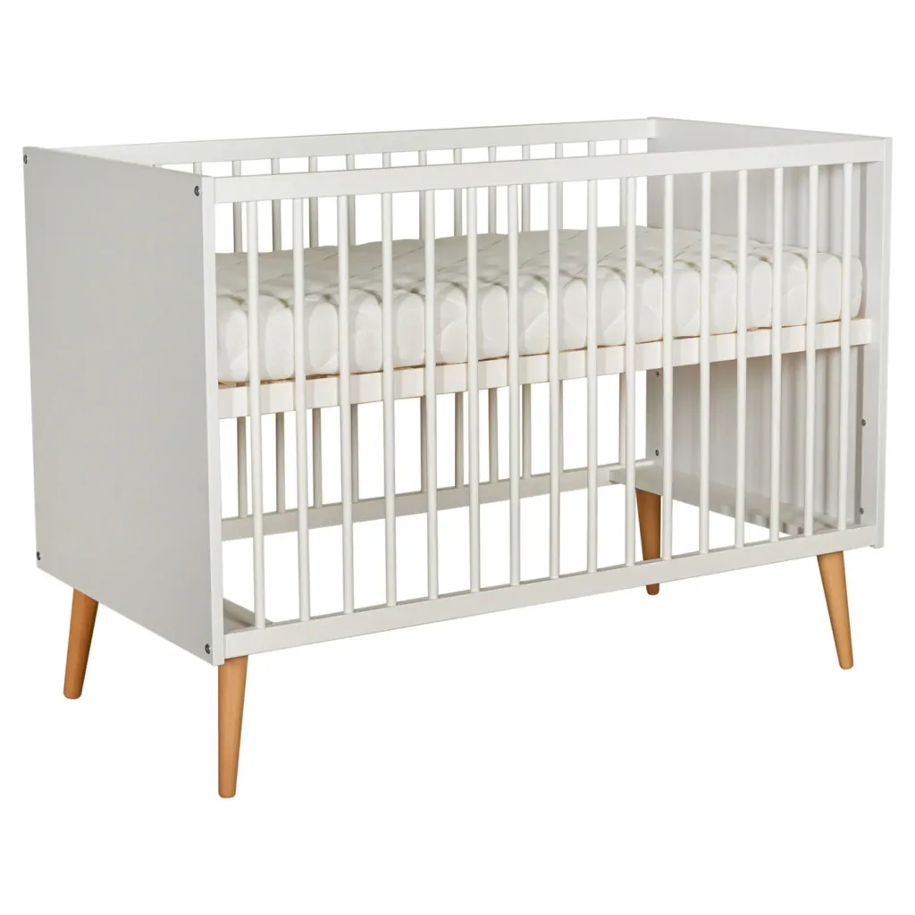 Quax Babybett - Coccon, 120 x 60 cm, Farbe: Eisweiß
