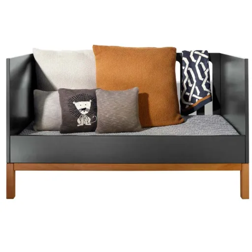 Quax Indigo Babybett 60x120 cm schwarz