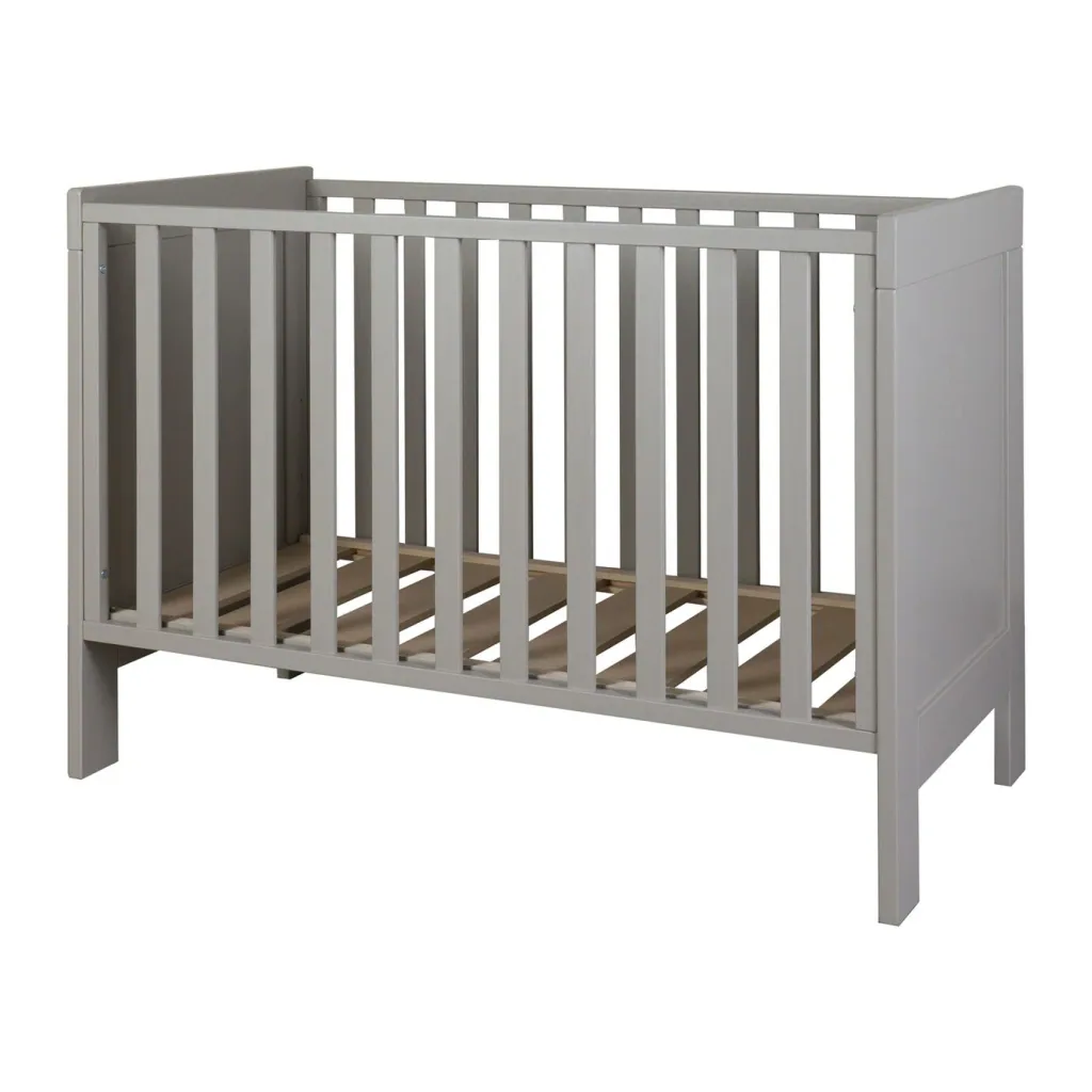 Quax Babybett - Mila (Geschlossen) 120 x 60 cm, Farbe: Stone