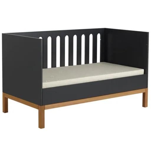 Quax Indigo Babybett 70x140 cm schwarz
