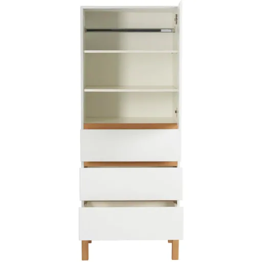 Quax Indigo 1 türiger Schubkasten Schrank  weiss