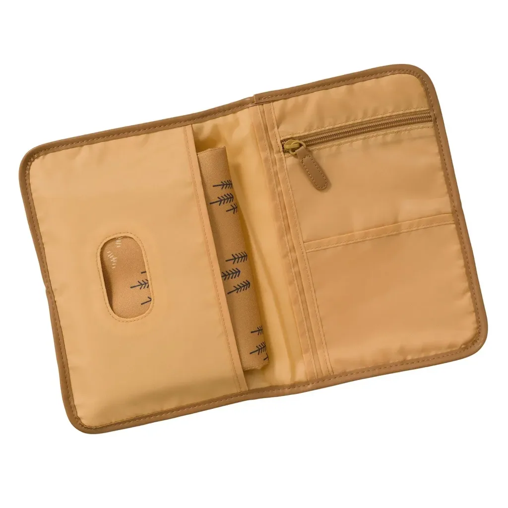 Fresk Wickeltasche unterwegs, 25x17x3 cm, Farbe: Waldfichte gelb