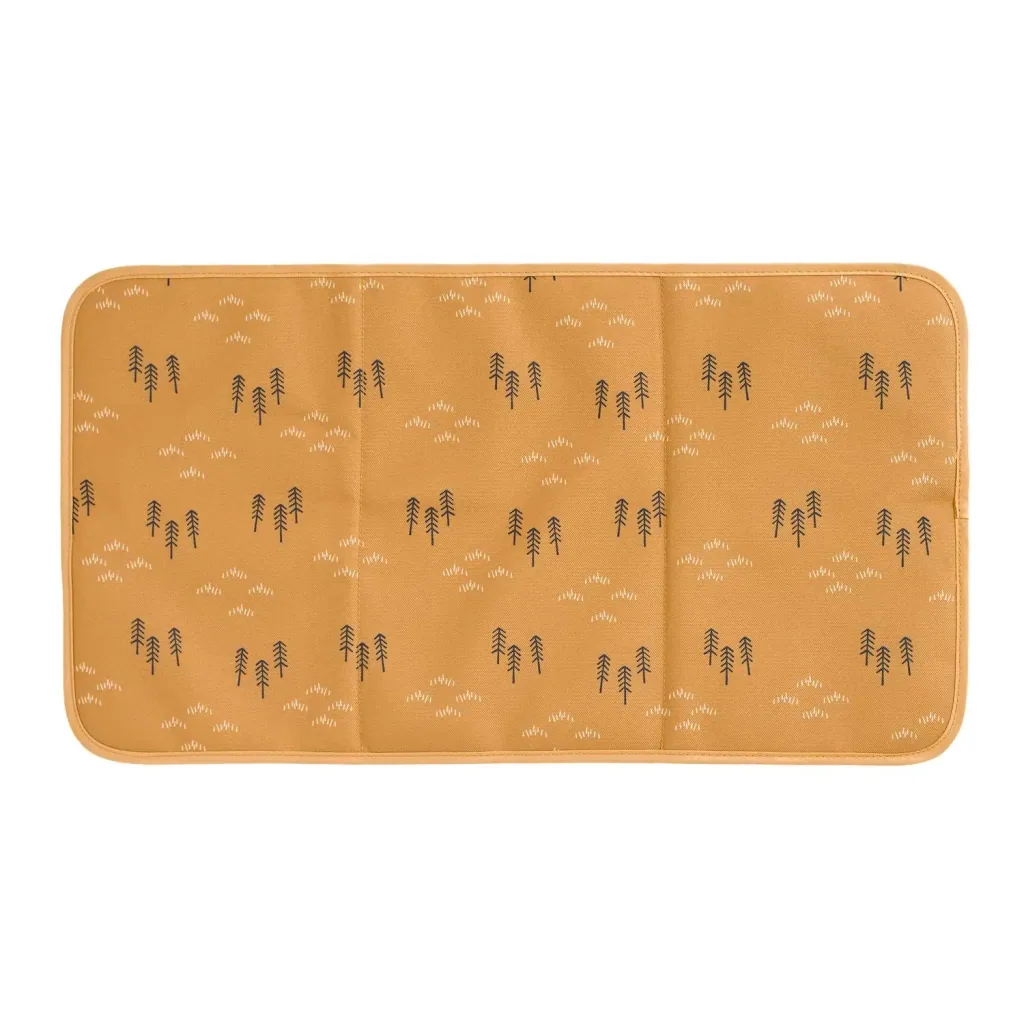 Fresk Wickeltasche unterwegs, 25x17x3 cm, Farbe: Waldfichte gelb