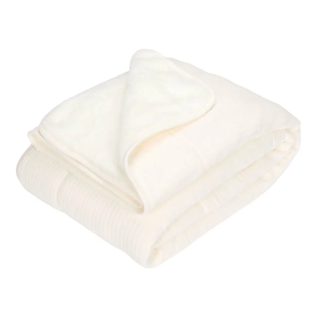Little Dutch Kinderbettdecke - Pure, Farbe: Soft White