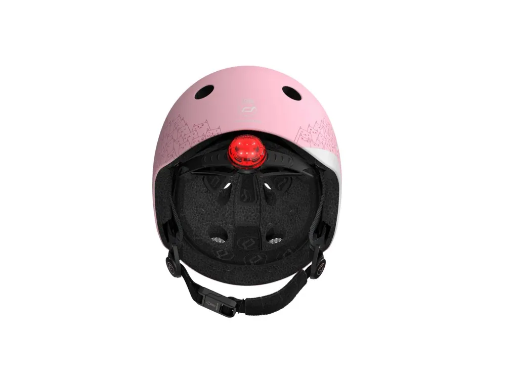 Scoot & Ride Reflective Helm, Roller Helm XXS-S, Farbe: rose