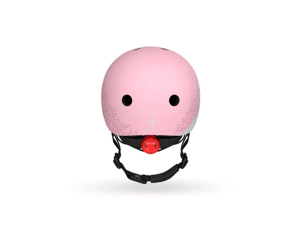 Scoot & Ride Reflective Helm, Roller Helm XXS-S, Farbe: rose