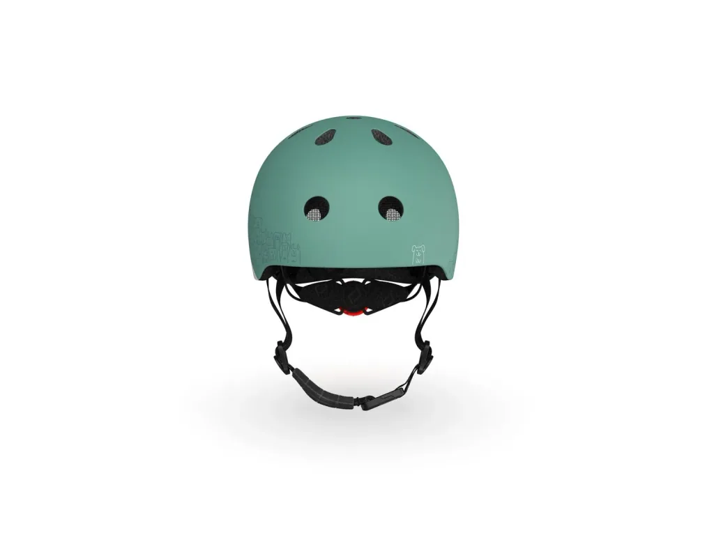 Scoot & Ride Reflective Helm, Roller Helm XXS-S, Farbe: Forest