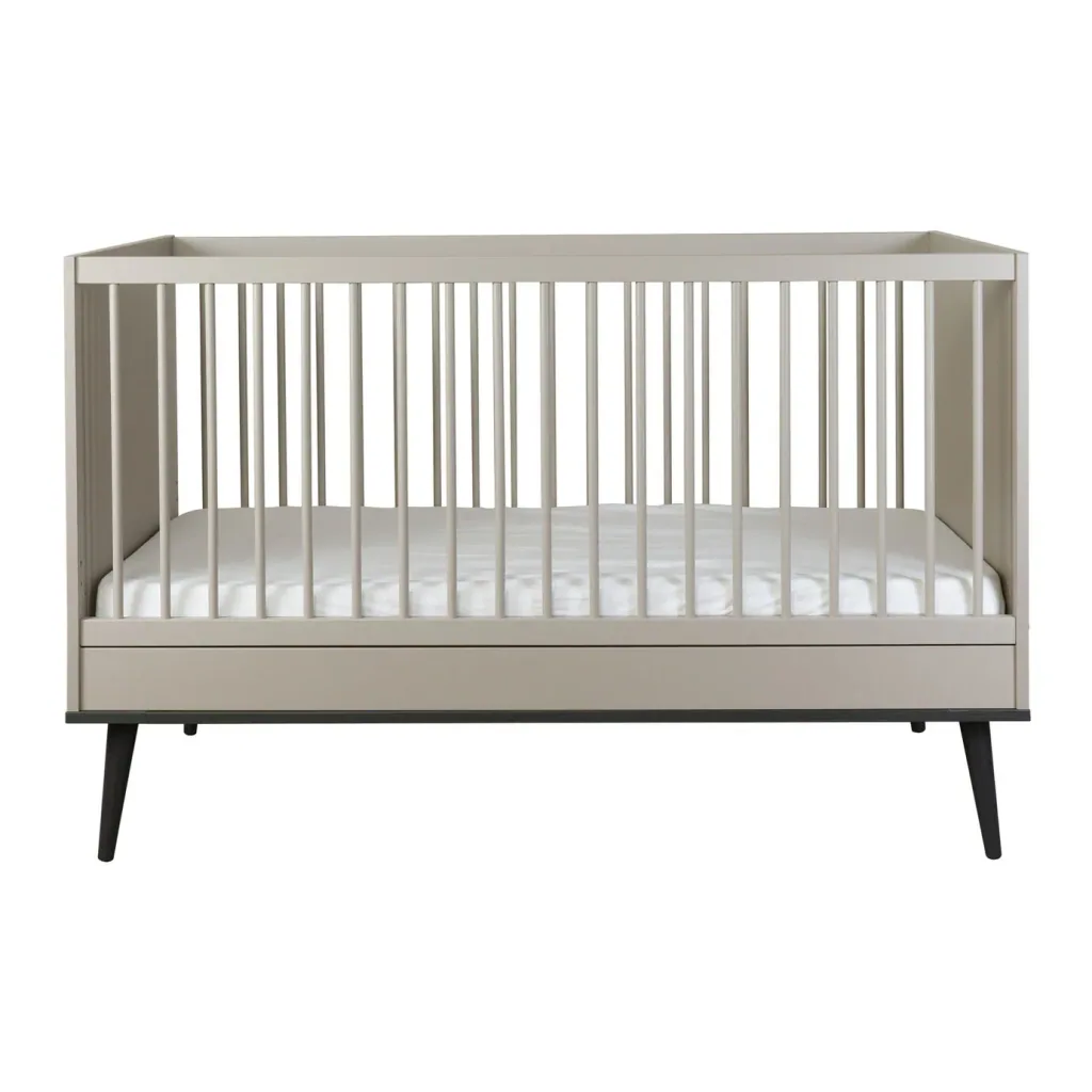Quax Babybett - Flow 140 x 70 cm Stein