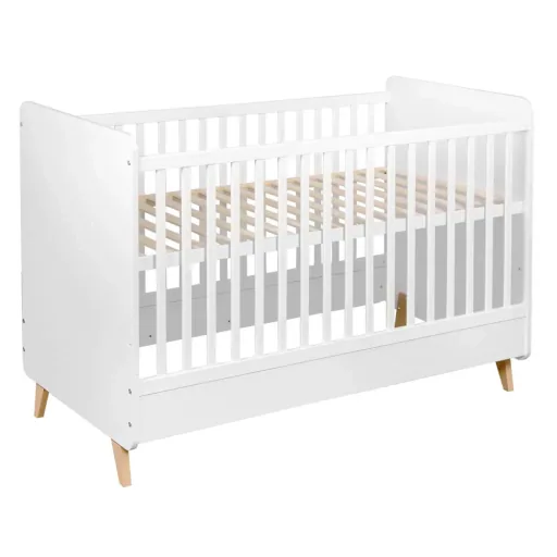 Quax Loft Babybett umbaubar weiss 70 x 140