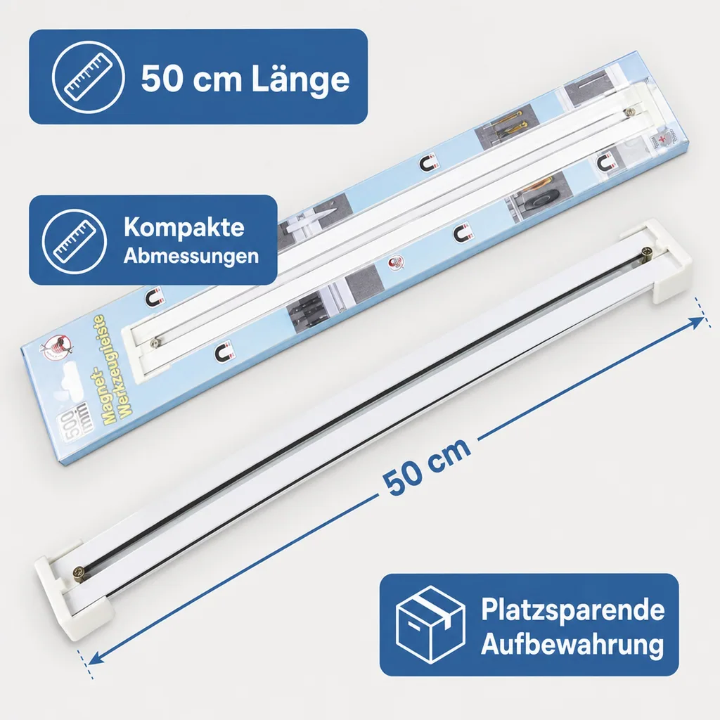 Magnet-Werkzeug-Geräteleiste, 50 cm