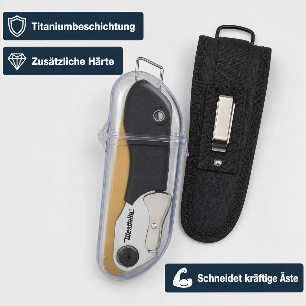 Astsäge, klappbar – Minisäge mit einer Sägeblattlänge von 150 mm