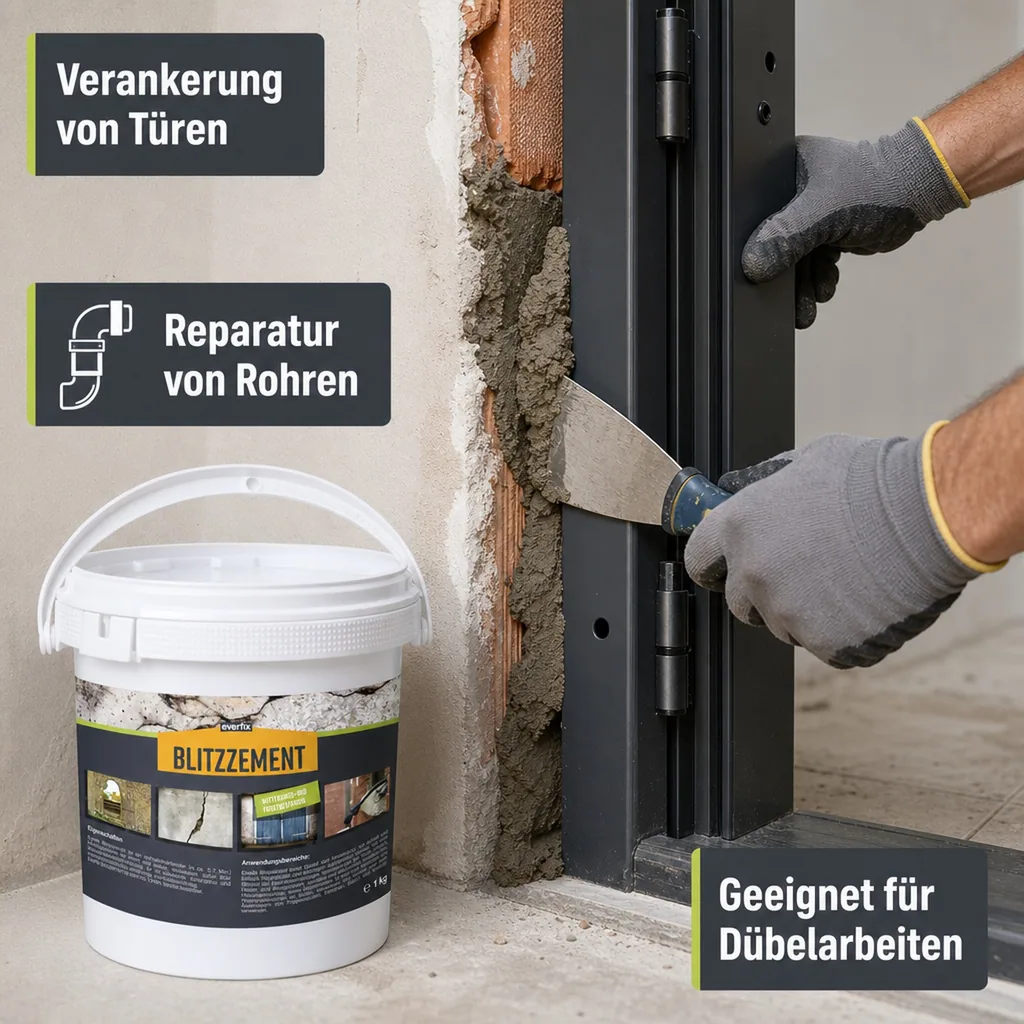 Blitzzement 1 kg Eimer