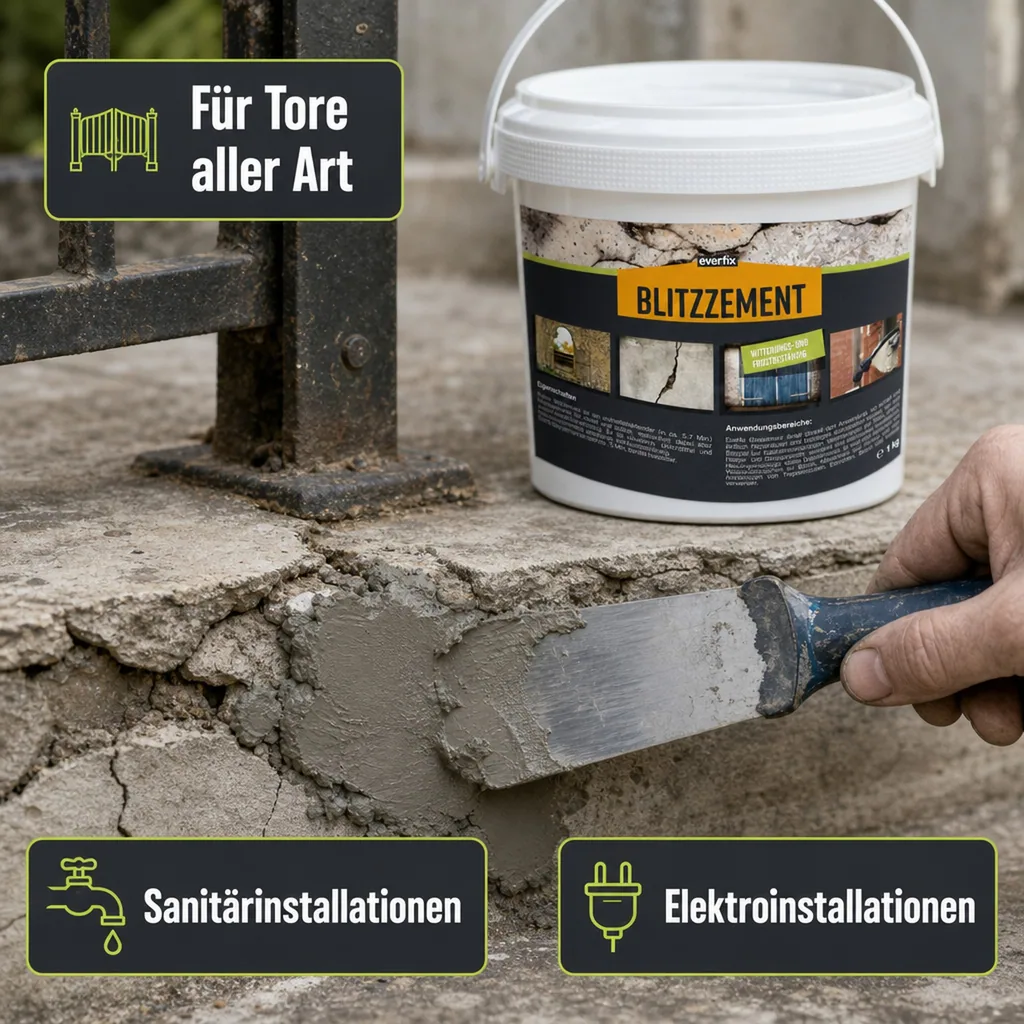 Blitzzement 1 kg Eimer