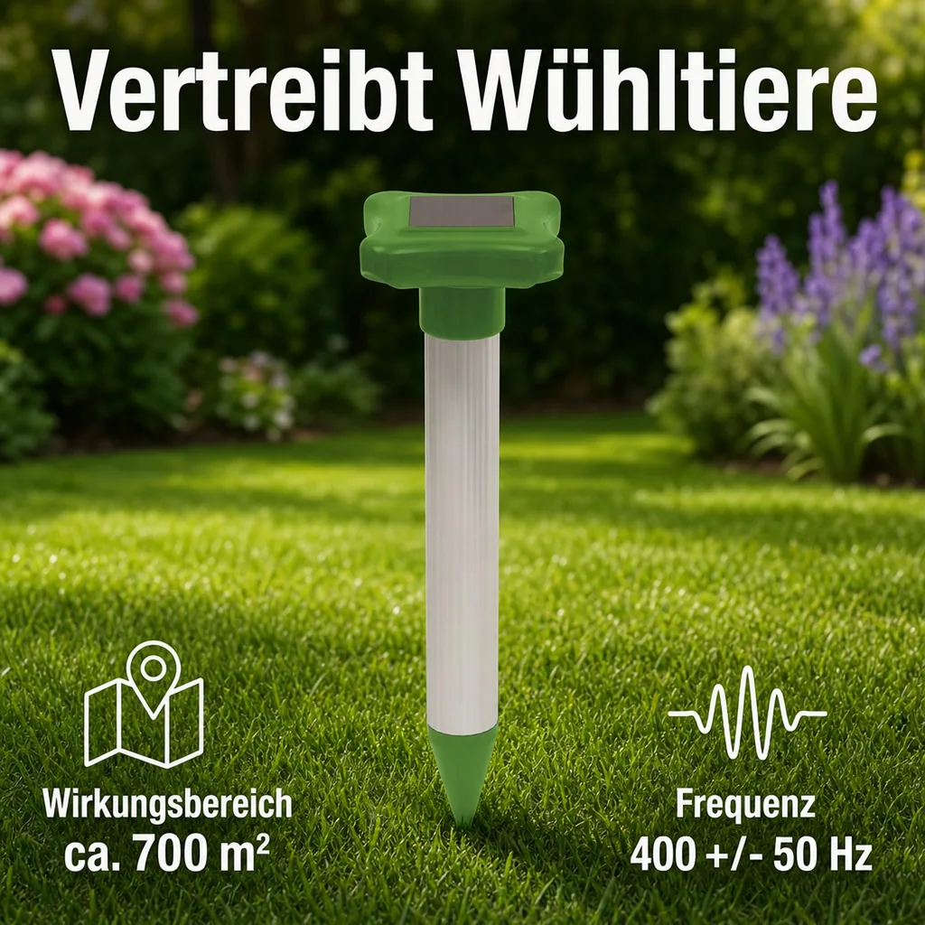 Solar Maulwurfabwehr Alu, 1 Stück
