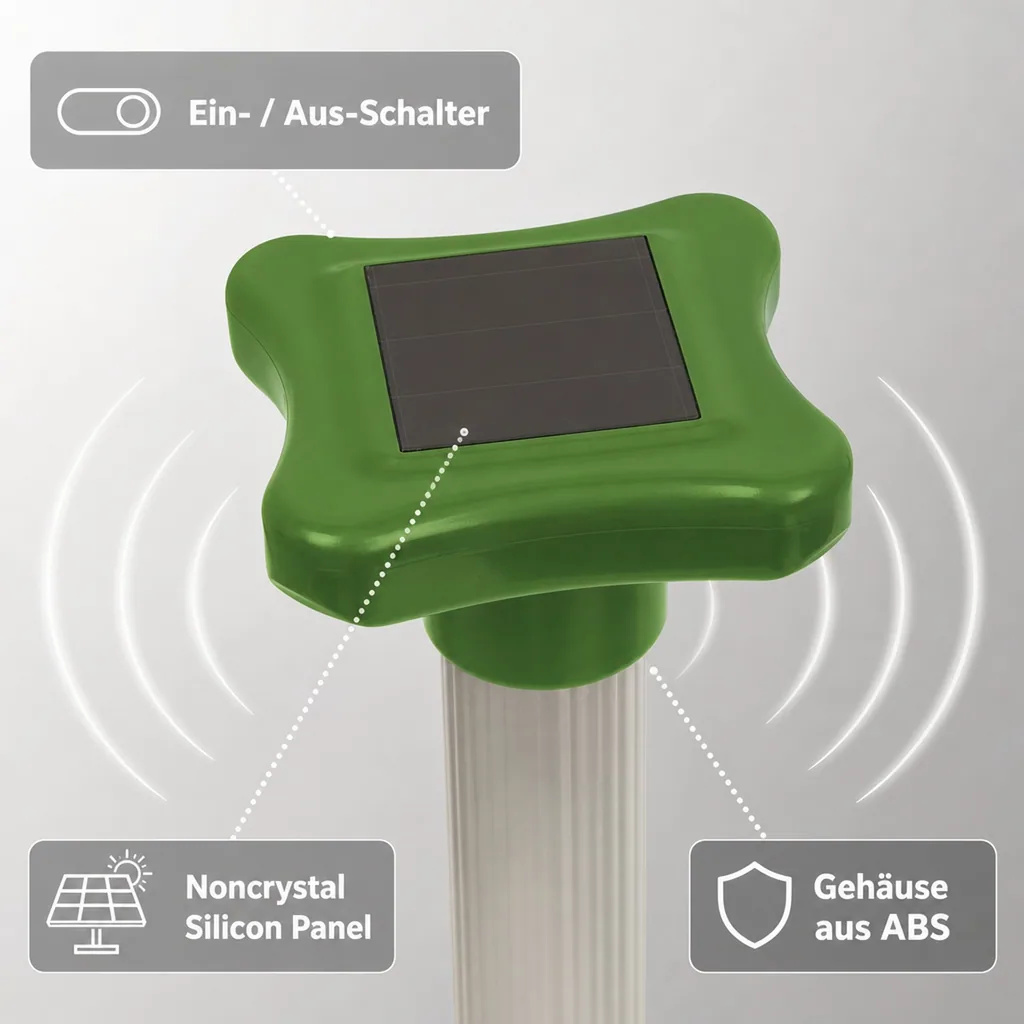 Solar Maulwurfabwehr Alu, 1 Stück