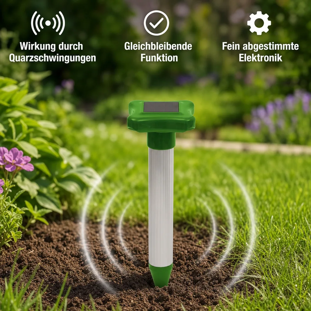 Solar Maulwurfabwehr Alu, 1 Stück
