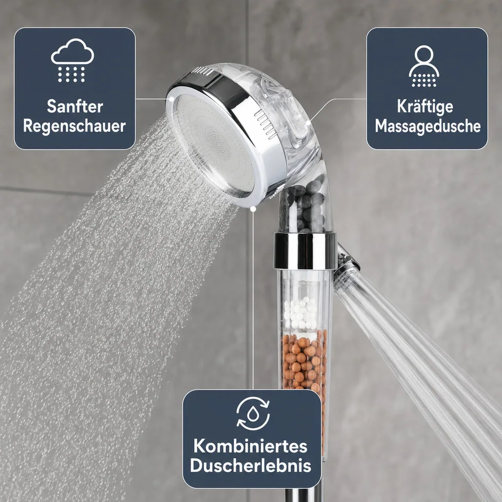 Duschkopf Spa 3in1