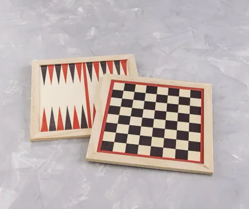 Spielesammlung in Holzbox