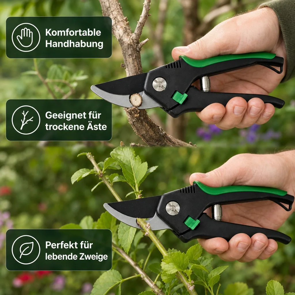 Gartenschere, 2er Set