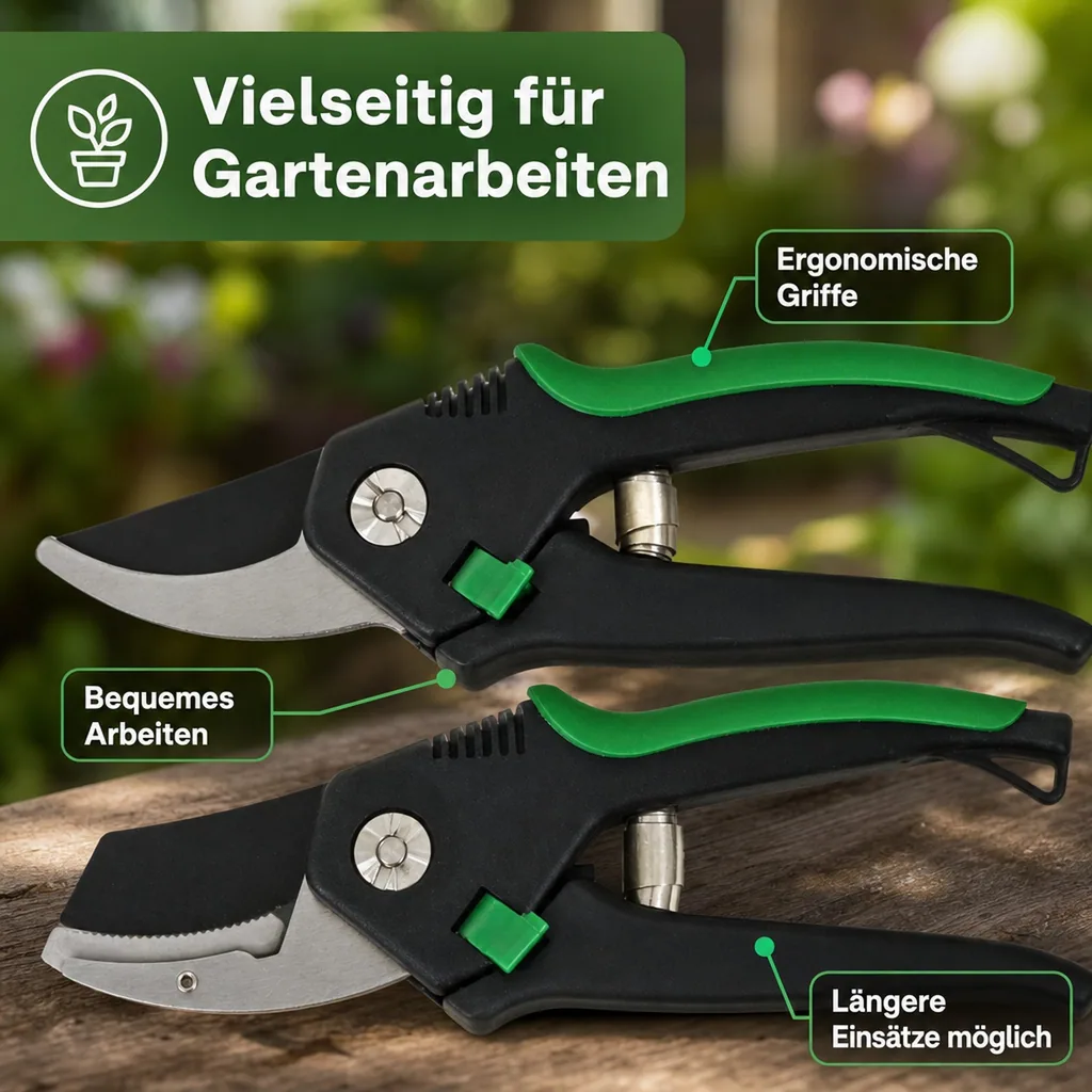 Gartenschere, 2er Set