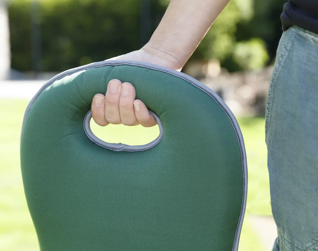 Knie Kissen Memoryfoam mit Haltegriff