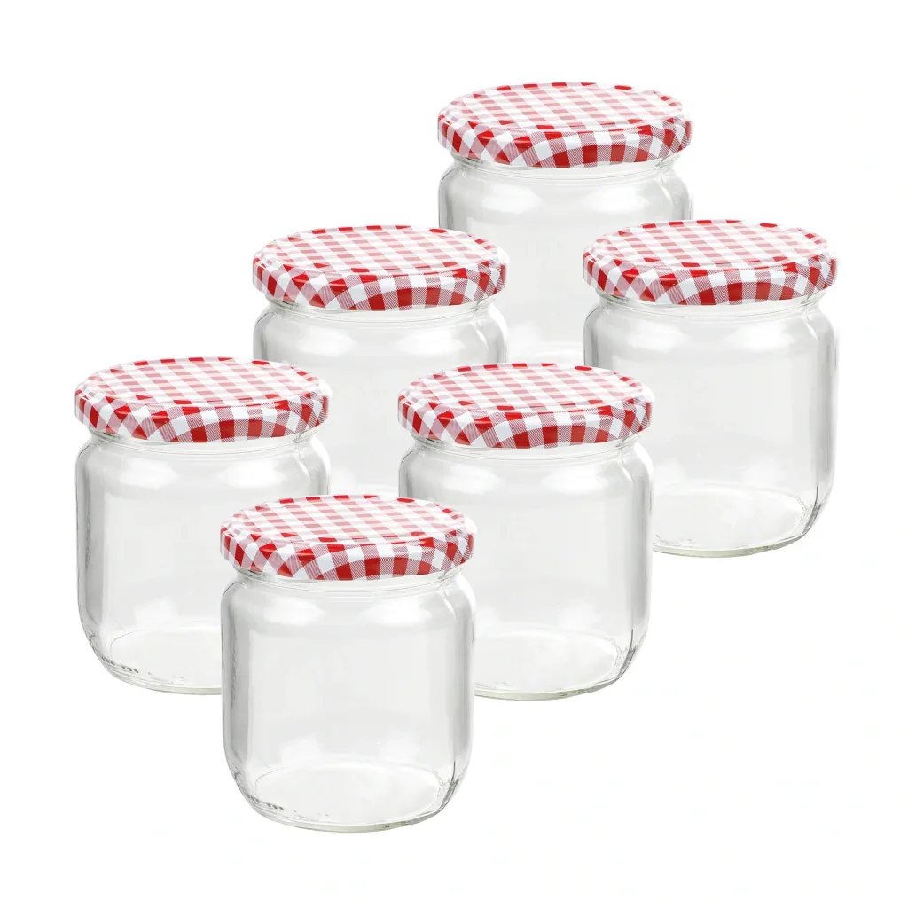 Einmachglas 425 ml, rund, 6er Set