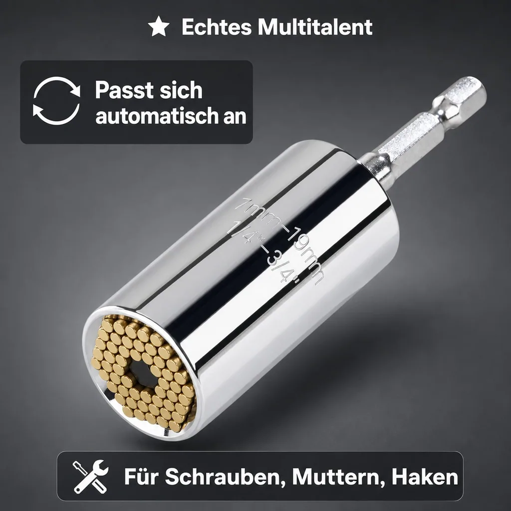 Universalnuss mit Titan Einsatz