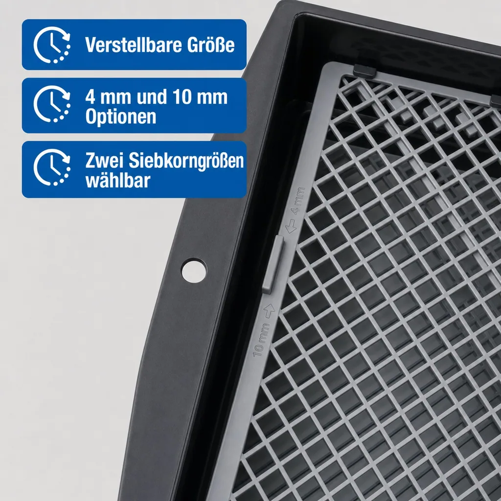XL Gartensieb 2 in 1 anpassbar