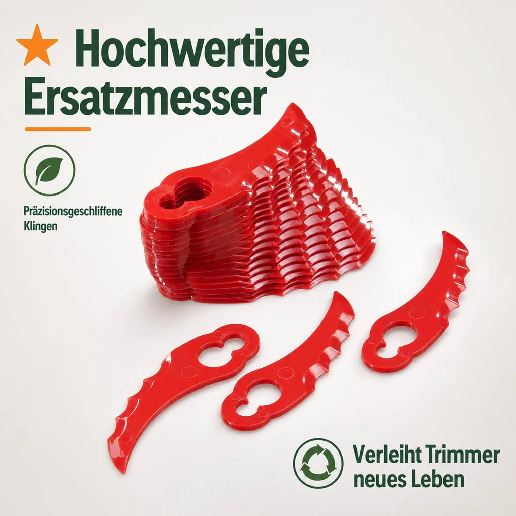 Ersatzmesser gebogen, zu Akku-Trimmer Art. 984031