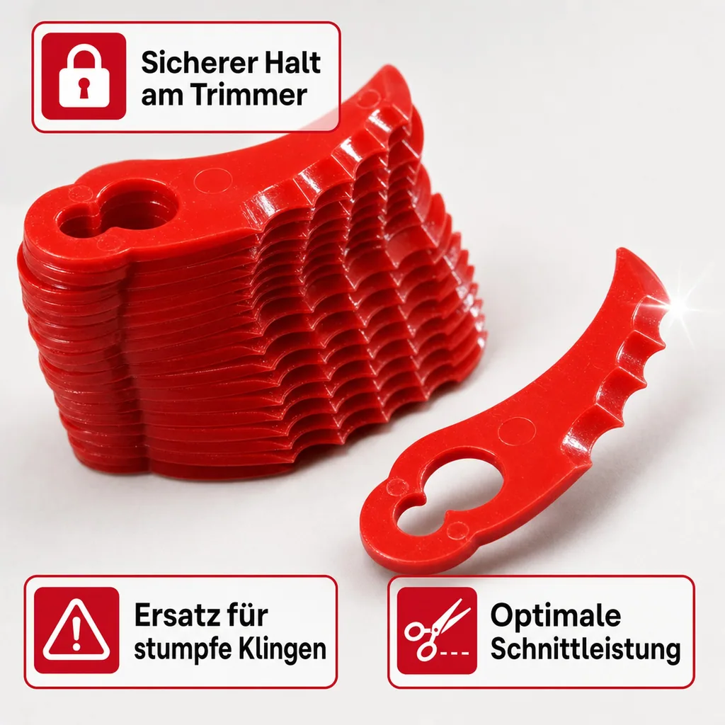 Ersatzmesser gebogen, zu Akku-Trimmer Art. 984031
