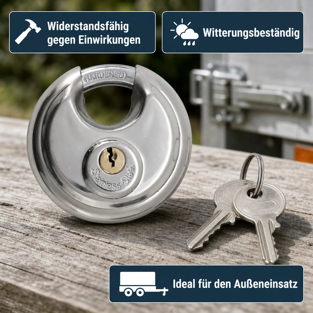 Rundschloss, 70 mm