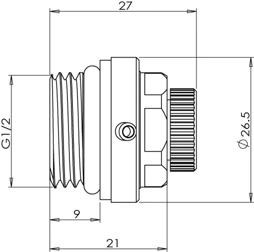 Automatik - Heizkörperentlüfter 1/2 , 2 Stück