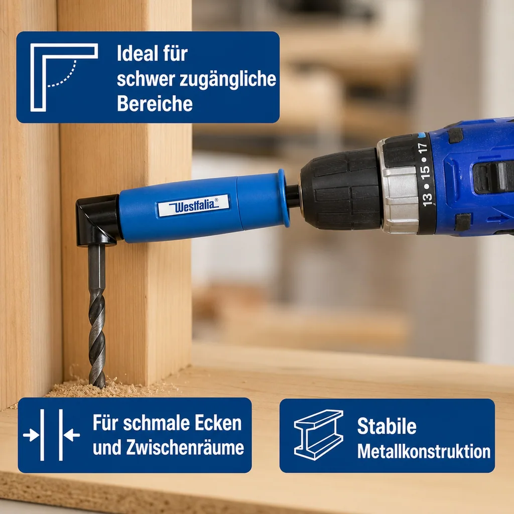 Winkelschraub- und Bohraufsatz 90°