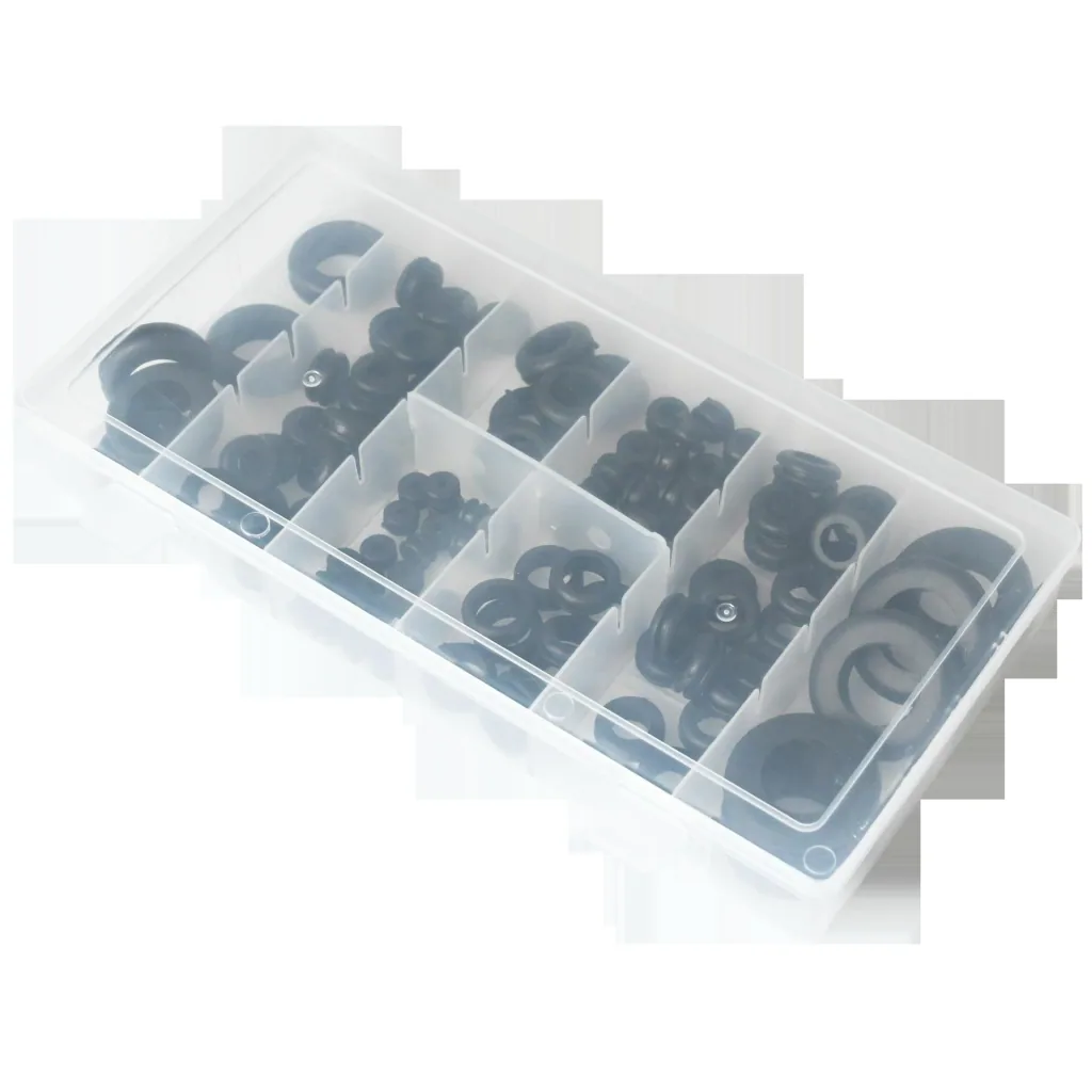 Gummi Durchgangstüllen Set, 110 teilig