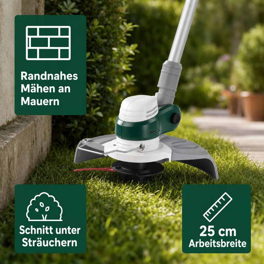 Akku-Rasentrimmer GM LI-2020/40 mit 20 Volt Lithium Ionen Akku