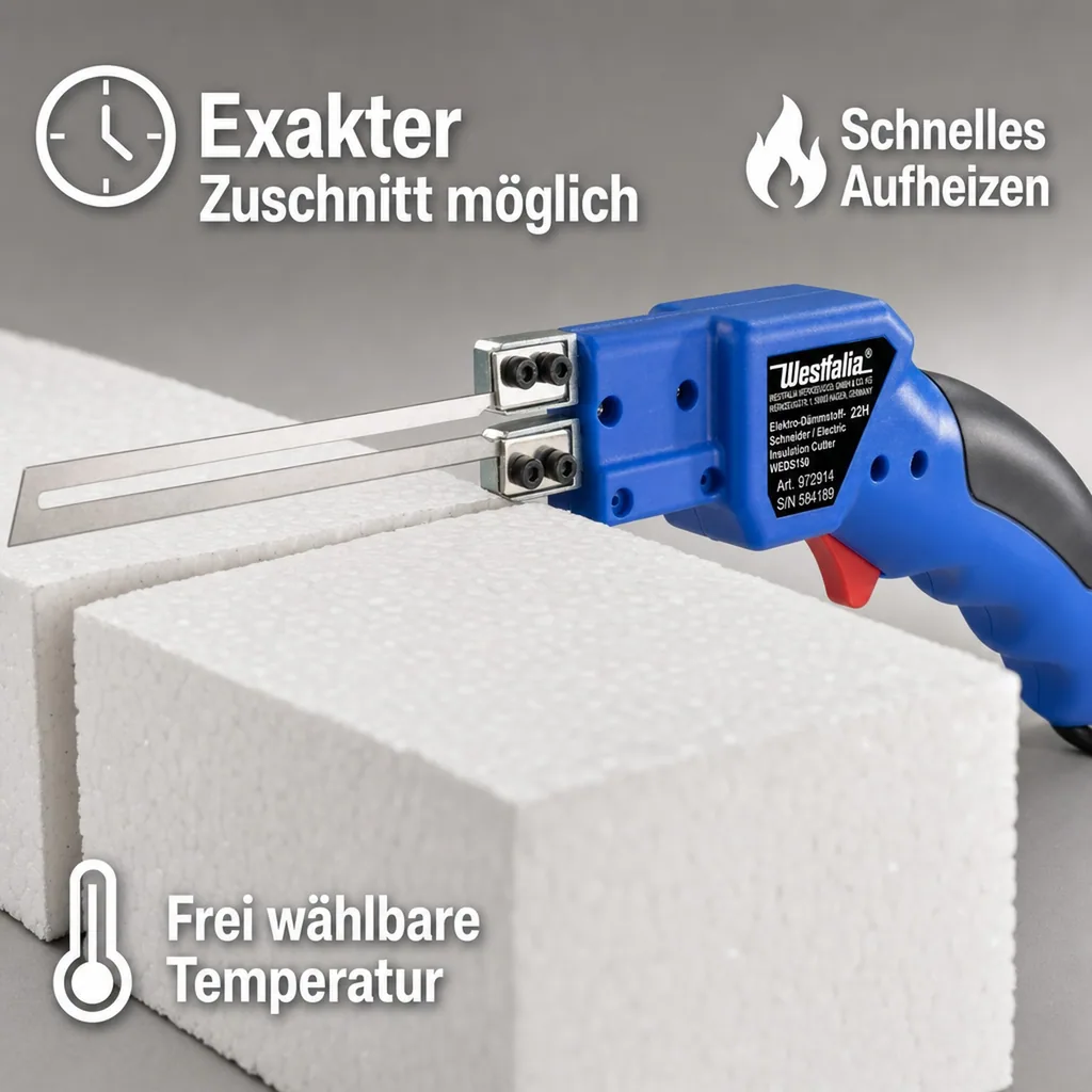 Elektrischer Dämmstoffschneider 150 Watt
