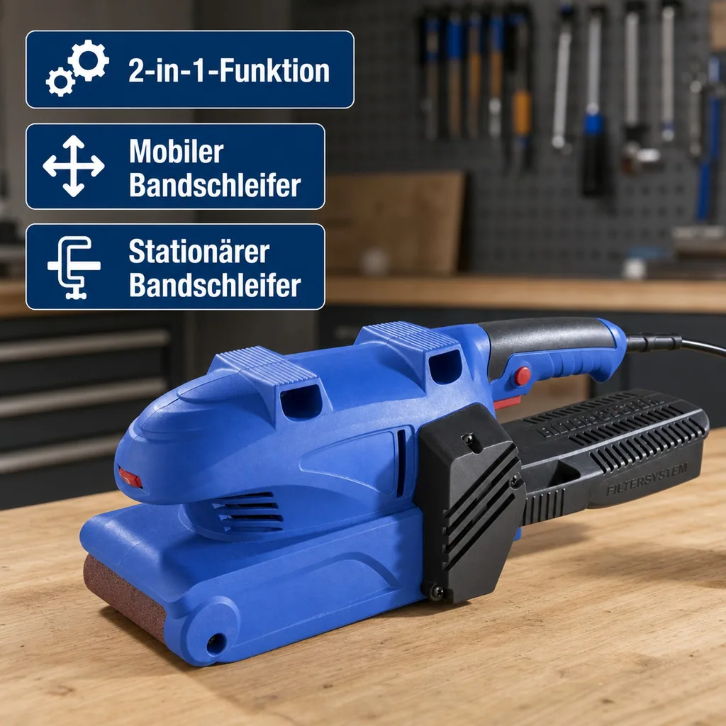 Bandschleifer 600 W - 2 Funktionen