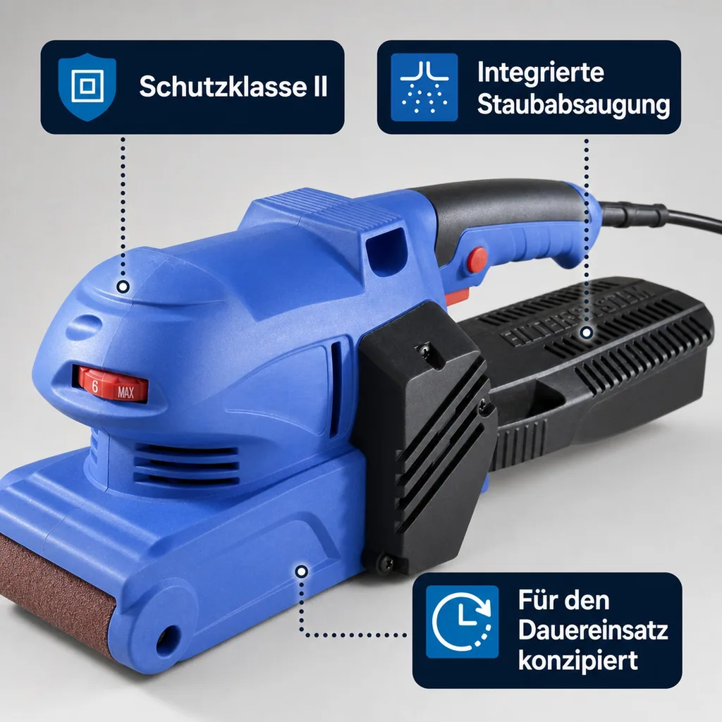 Bandschleifer 600 W - 2 Funktionen