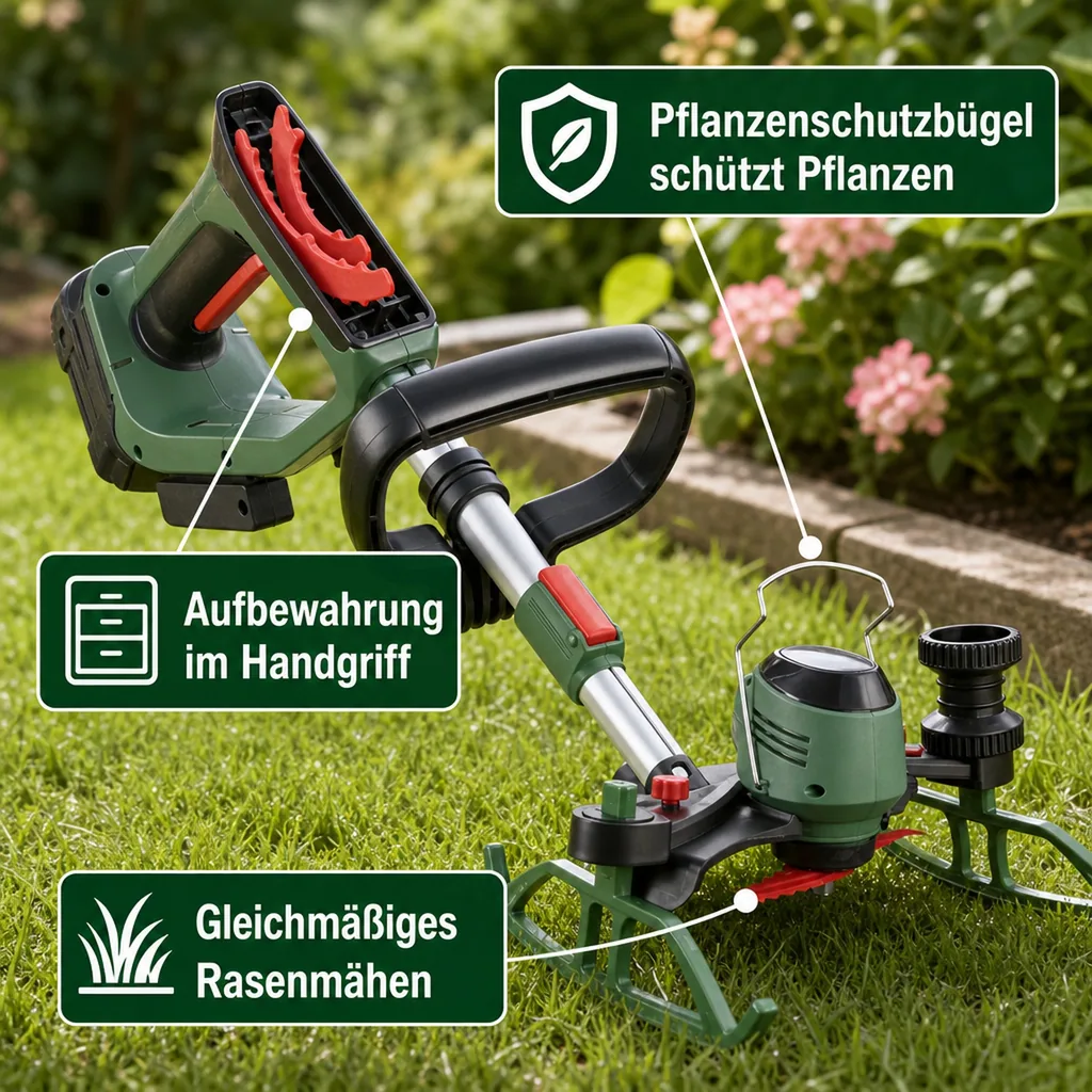 Akku-Trimmer "5in1 X-Slider", 18 Volt (Ohne Akku und Ladegerät)