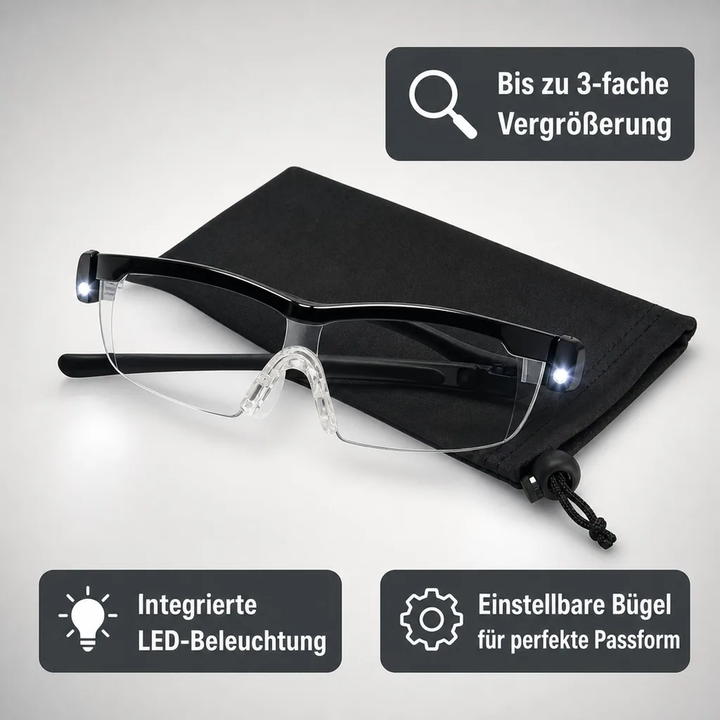 LED Vergrößerungsbrille