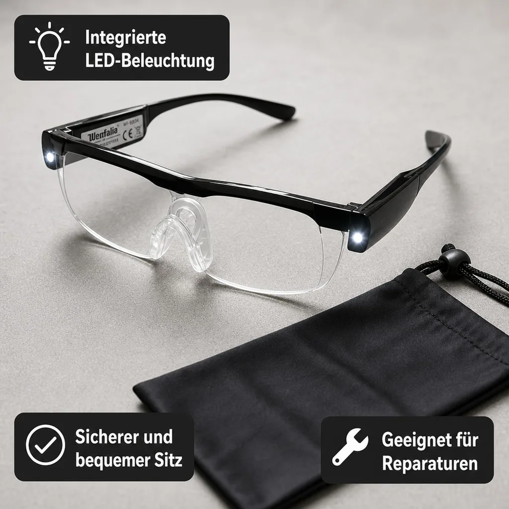 LED Vergrößerungsbrille