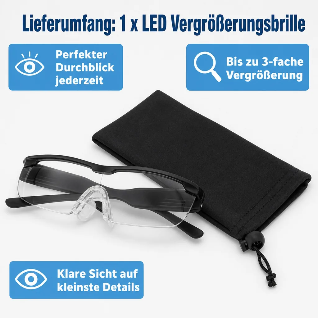 LED Vergrößerungsbrille
