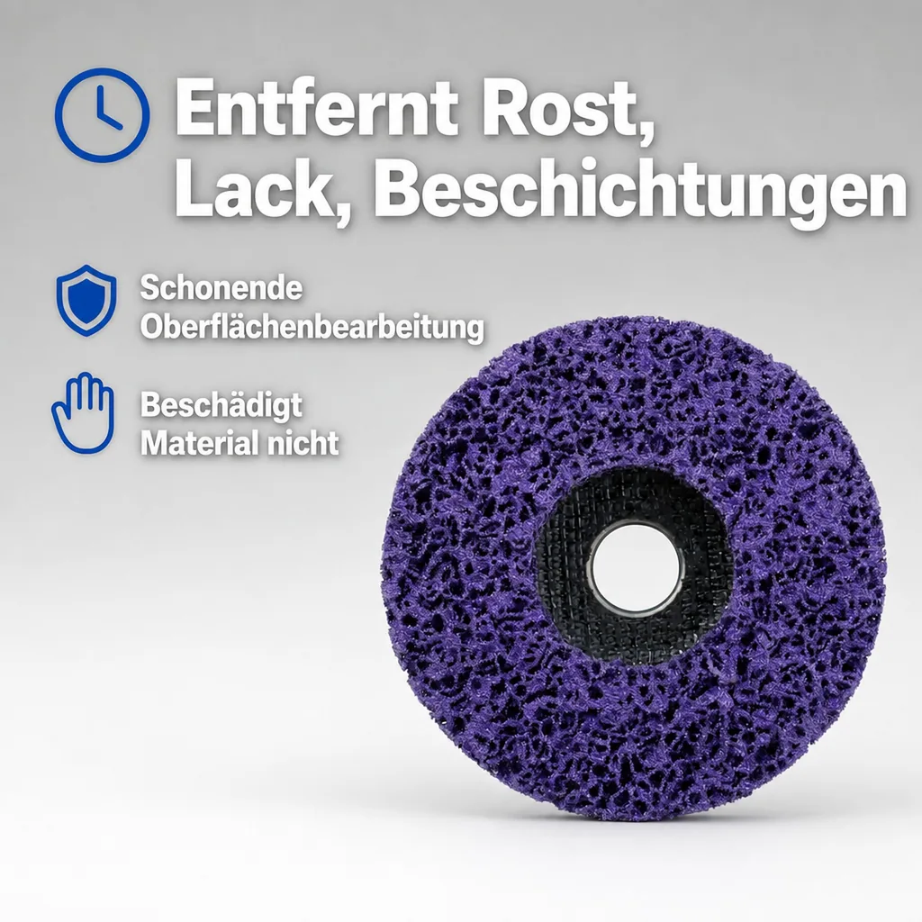 CSD Vlies-Schleifscheibe 125 mm 1 Stück lila